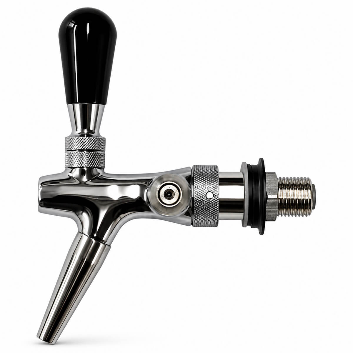 Chrome Vari-flow beer tap with creamer nozzle | Drin-KIT