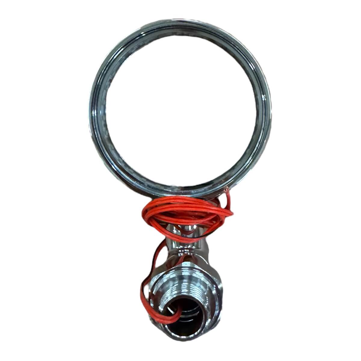 Insignia de ojo de pez redonda de acrílico transparente para fuentes y barras en T