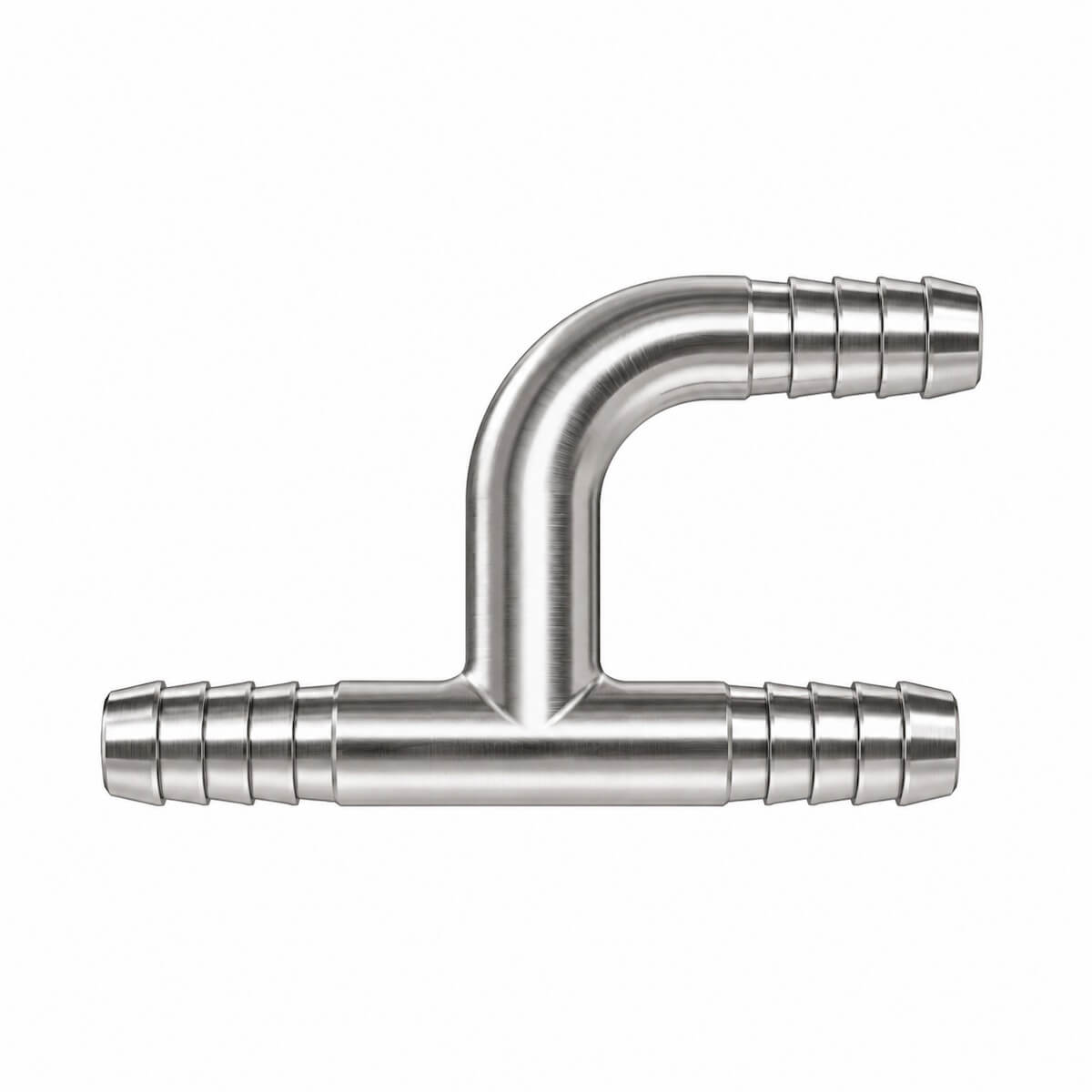 Stainless Steel Barbed H Tee Fitting – 1/4″ and 3/8″ Options