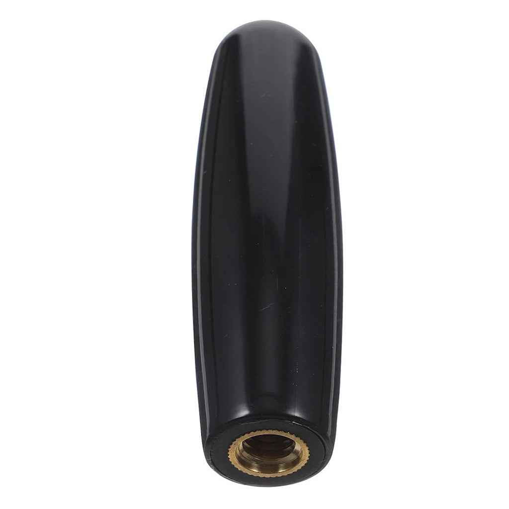 Black plastic handle