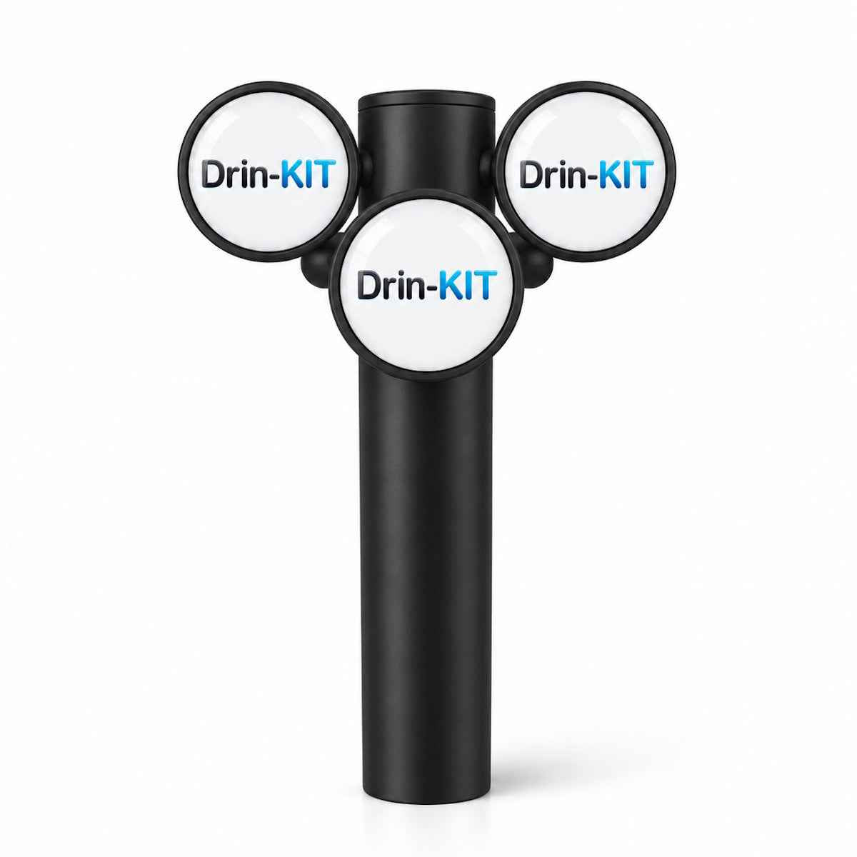 3-Way Gamma Beer Font – Black Triple Tap Drinks Tower