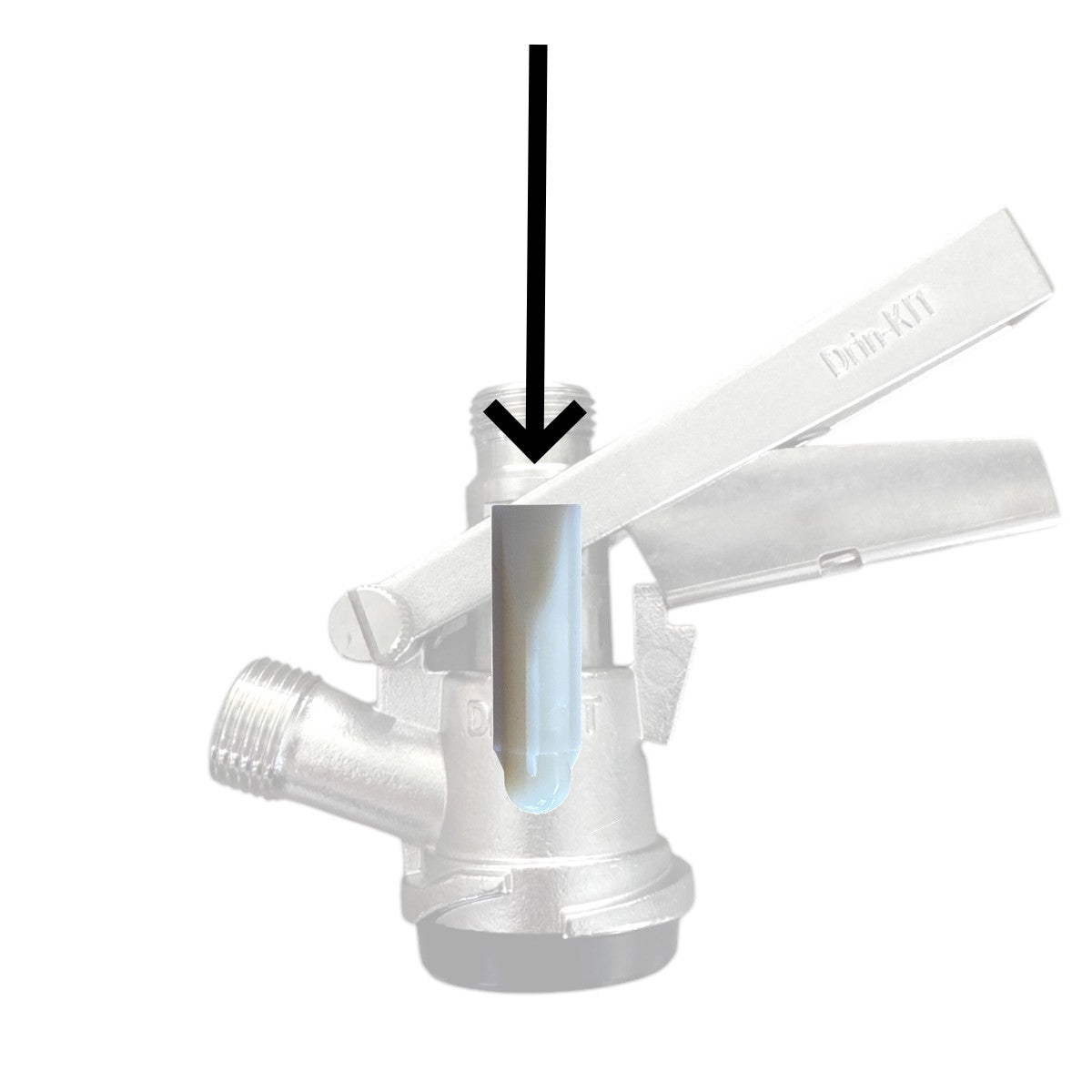 Keg coupler product outlet non return NRV Torpedo