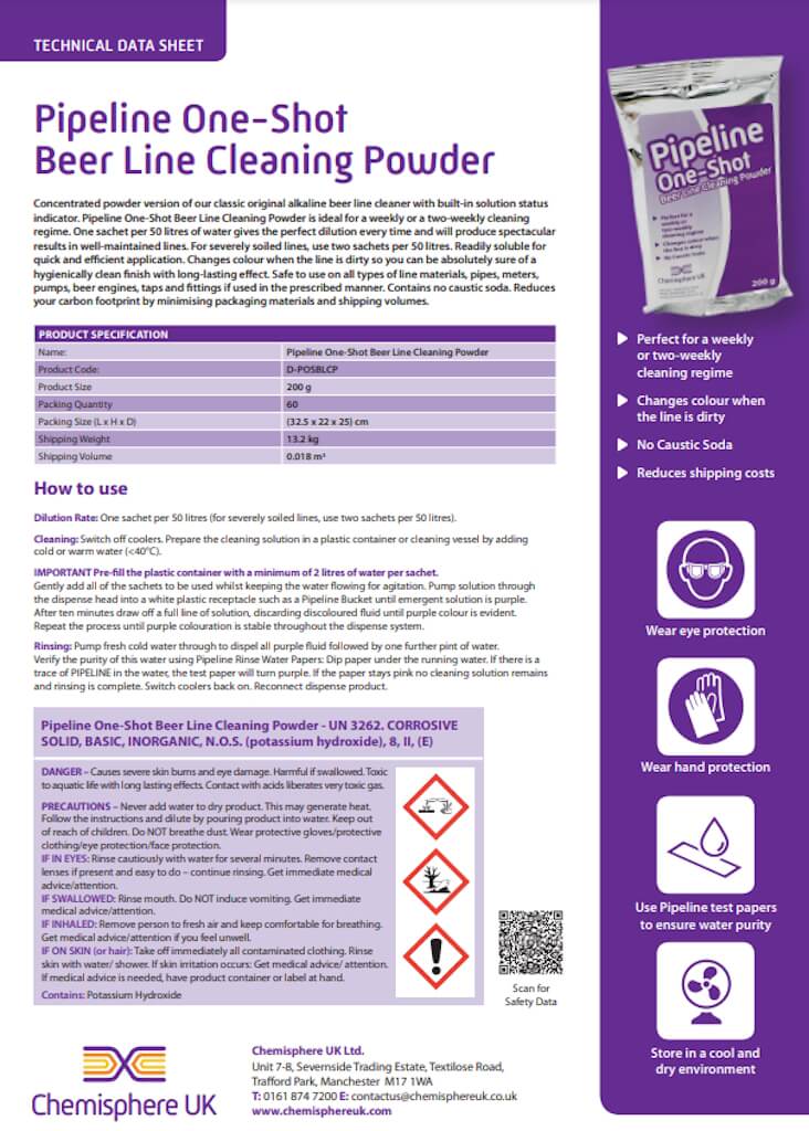 Polvo de limpieza - 500 g aproximadamente 25 limpiezas