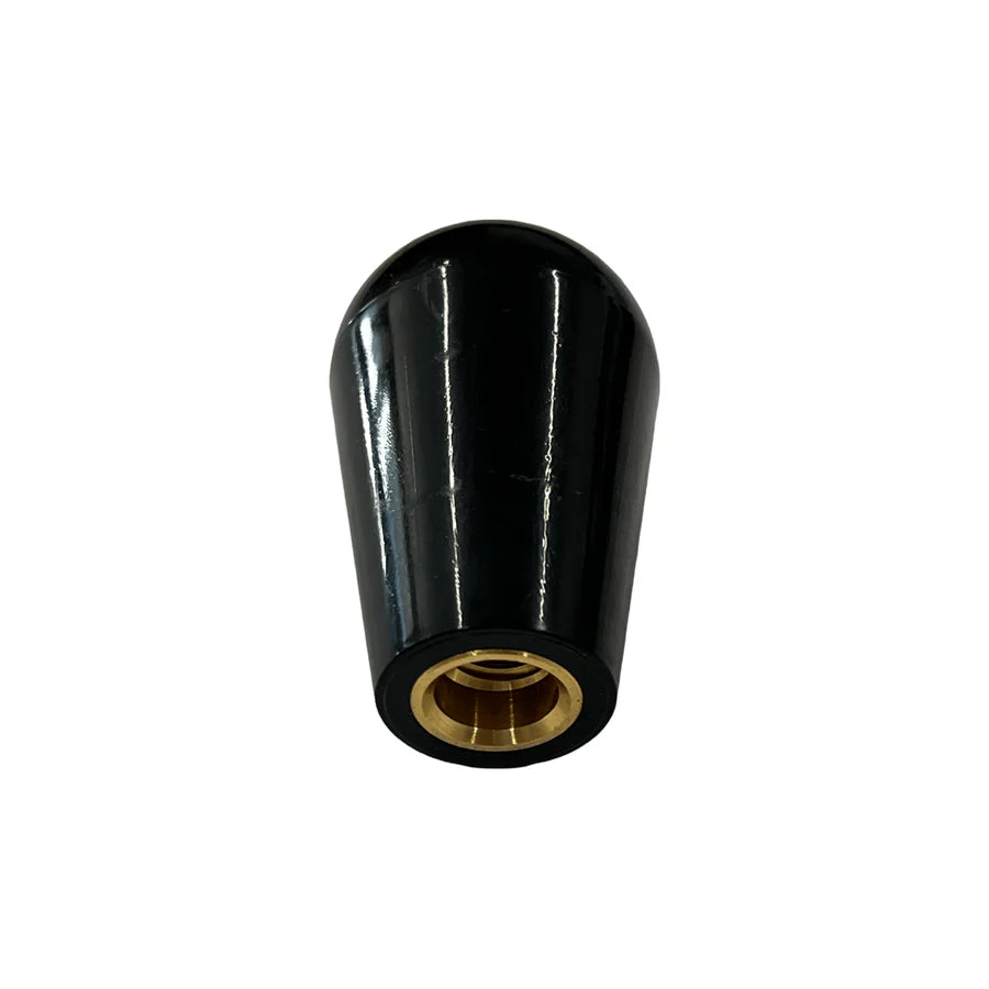 Black plastic handle for compensator tap