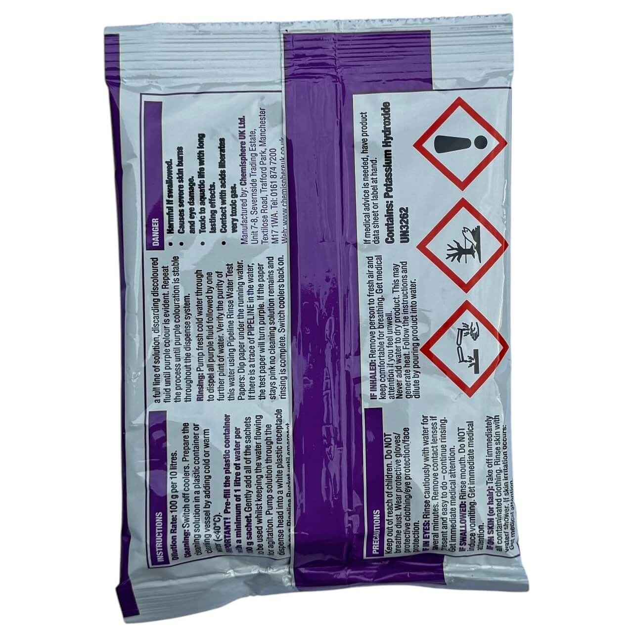 Pipeline Professional Purple Beer Line Cleaning Powder 100g