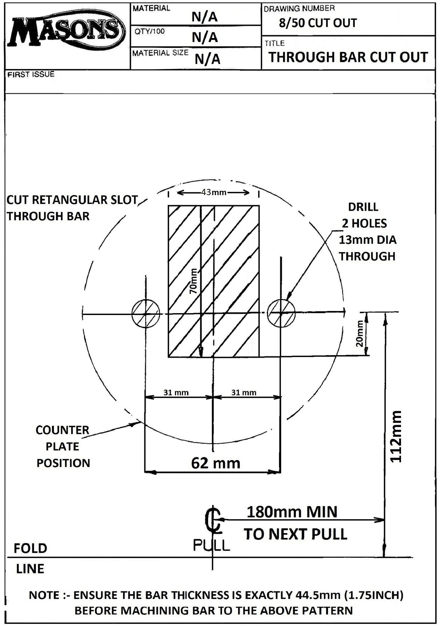 Through the Bar Hand Pull | Masons