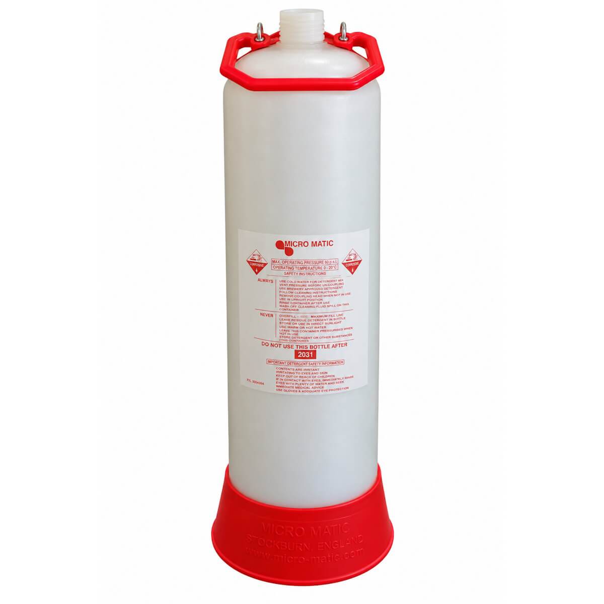 15L Slimline Beer Line Cleaning Bottle – Micromatic Replacement Bottle Only