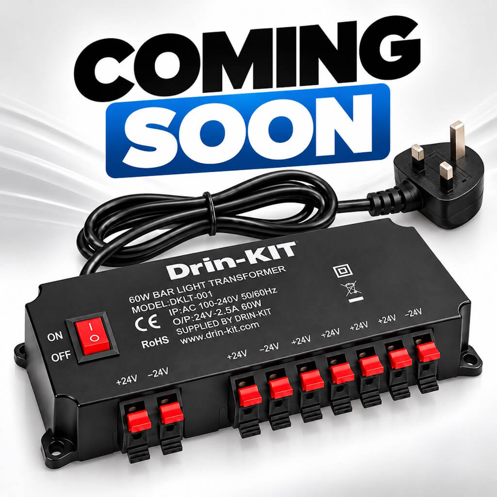 Bar Light Transformer |  24v 8 outlets