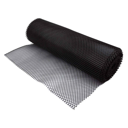 Black Bar Shelf Liner – Glass Drying Mesh Roll, 10m x 60cmlack - 10m