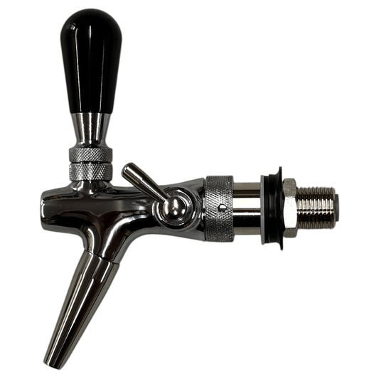 Chrome compensator beer tap with creamer nozzle | Drin-KIT