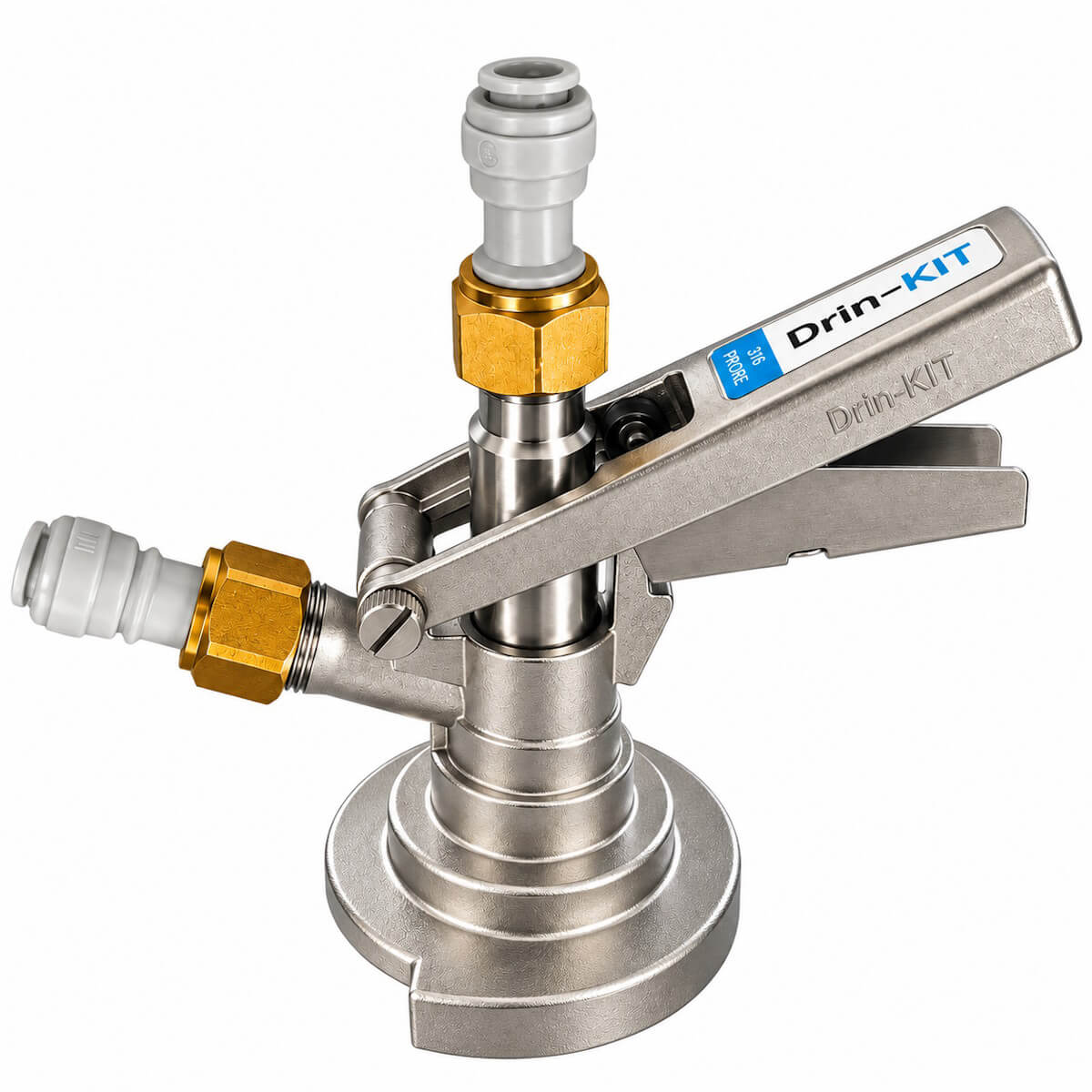 A-Type Keg Coupler | Drin-KIT | Professional with brass fittings