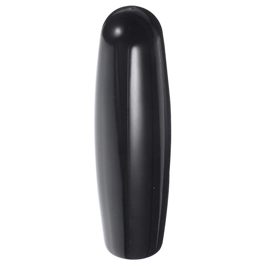 Black plastic handle