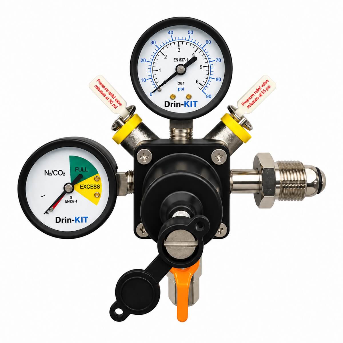 Mixed Gas Primary Regulator PRV – Bottle Mounted Beer Gas Regulator