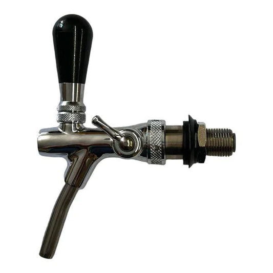 Chrome beer tap compensator Italy