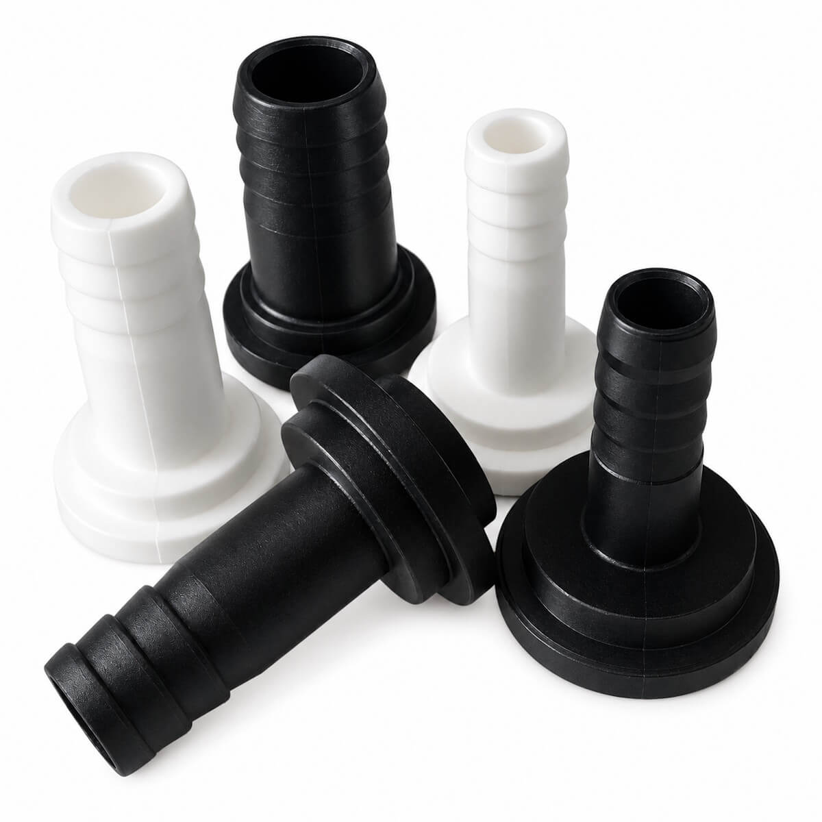 Plastic Cask Tails – 3/4" BSP, L & Y Thread Options