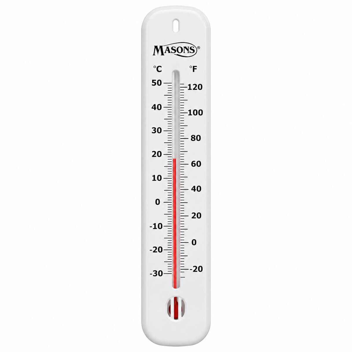Plastic Cellar Thermometer – Beer and Ale Storage, 21cm
