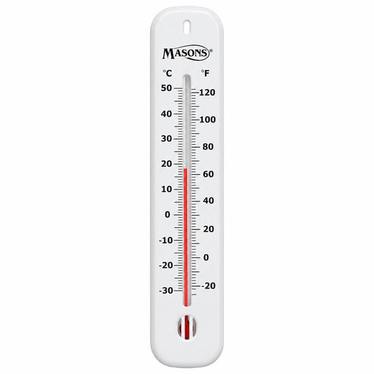 Plastic Cellar Thermometer – Beer and Ale Storage, 21cm