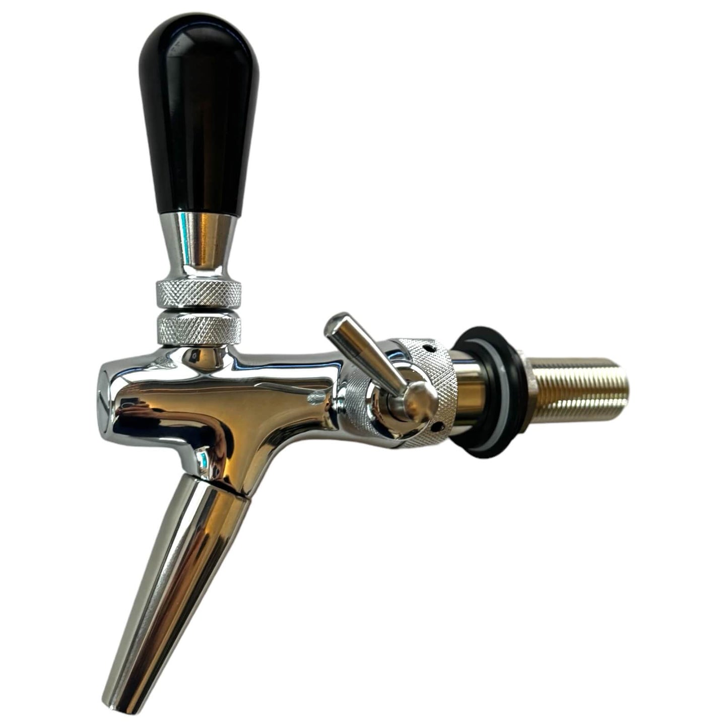 Chrome compensator beer tap with creamer nozzle | Drin-KIT - Drin-Kit