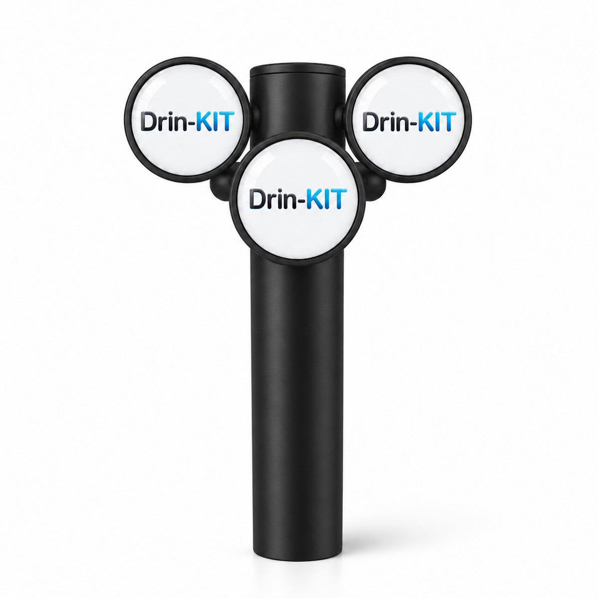 3-Way Gamma Beer Font – Black Triple Tap Drinks Tower