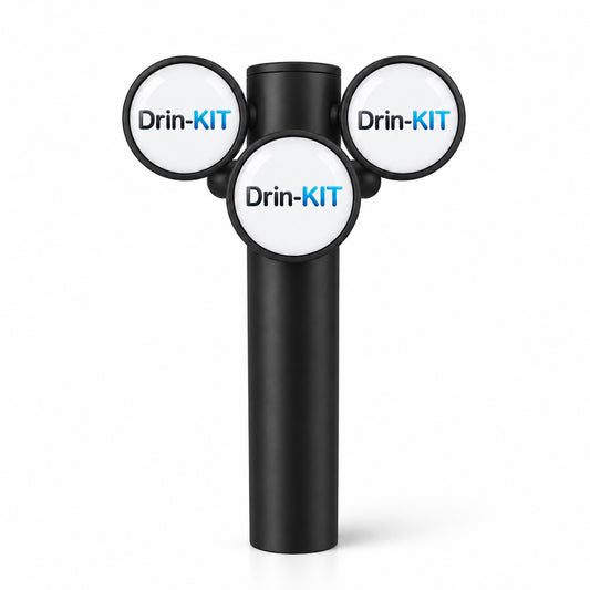 3-Way Gamma Beer Font – Black Triple Tap Drinks Tower