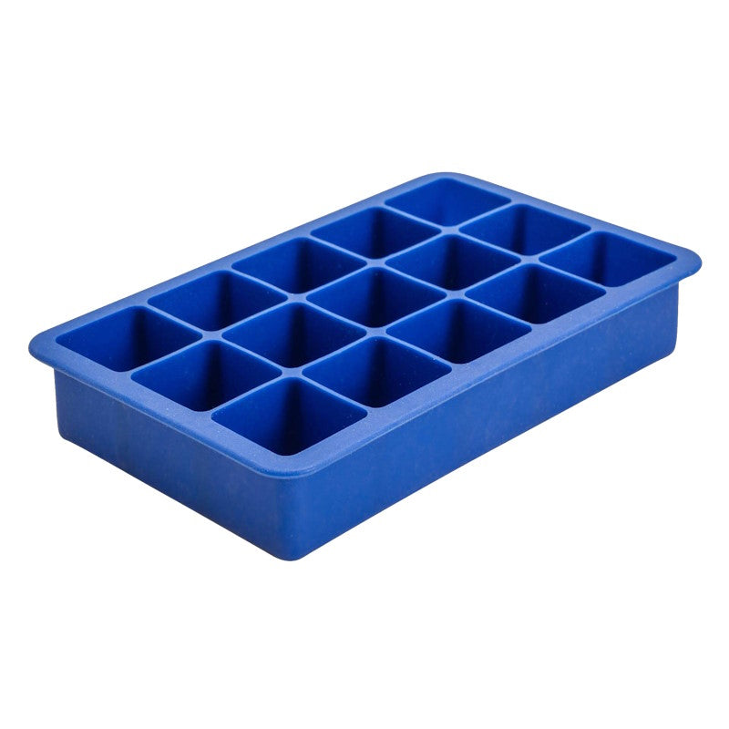 Ice Cube Tray | 15 Cavity Blue Silicone Ice Cube Mould - Drin-Kit