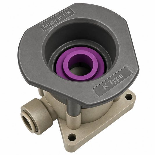 KeyKeg K Type Cleaning Socket – Wall Mounted Beer Line Cleaning