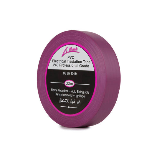 Insulation Tape PVC 19mm X 33m Violet