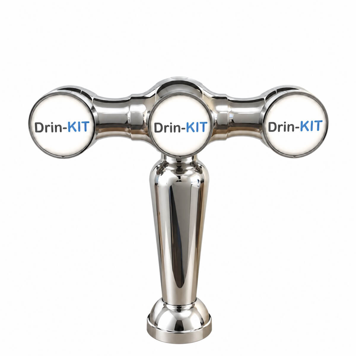 Parisienne 3-Way Beer Tower – 3 Tap Draught Beer Font
