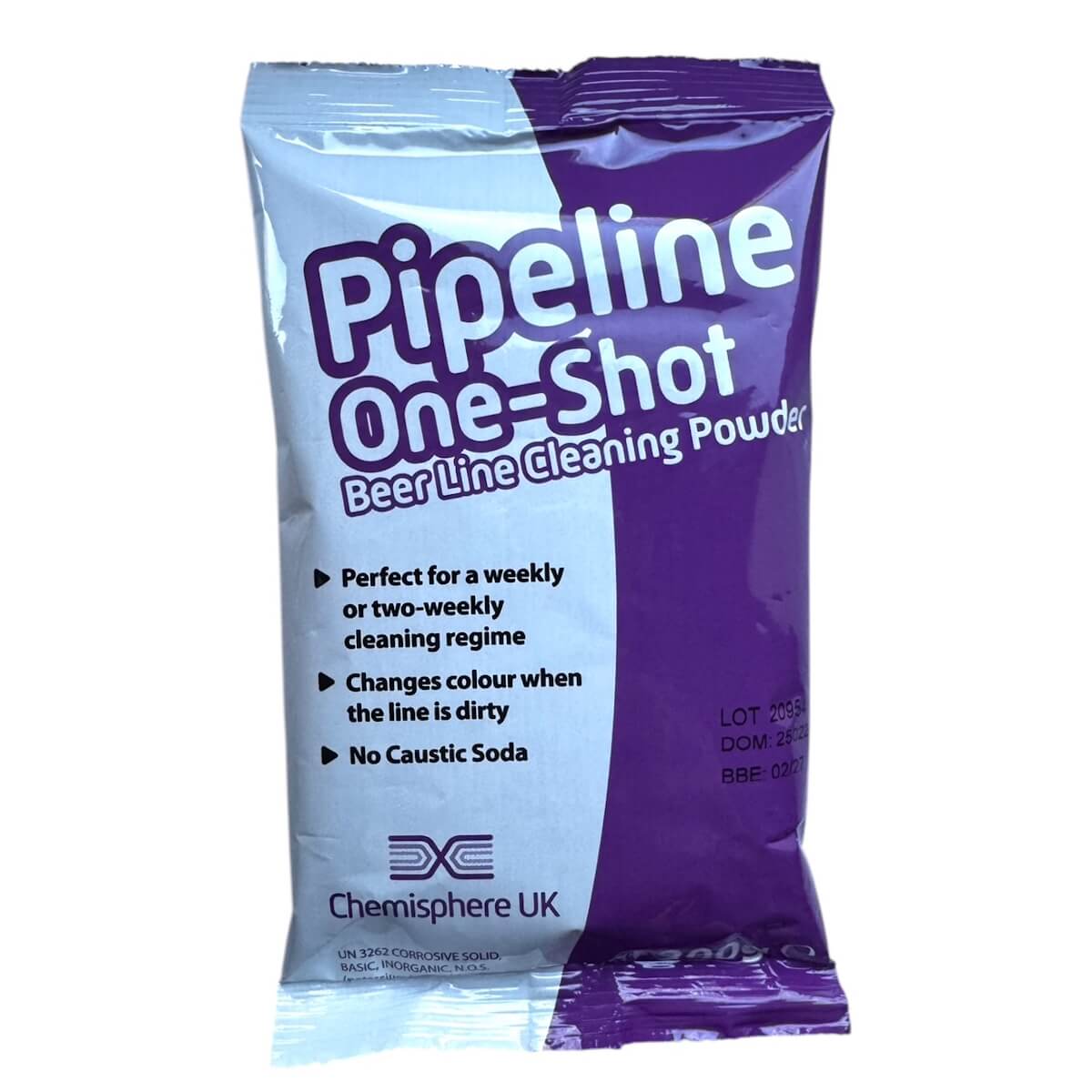 Pipeline One-Shot Beer Line Cleaning Powder 200g – Drin-Kit
