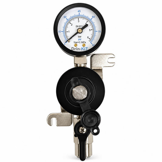 Secondary Gas Regulator | Beer & CO2 Regulator with Pressure Gauge