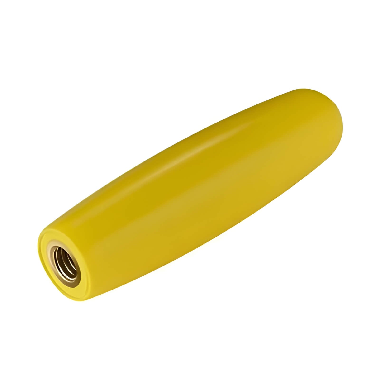 Yellow plastic tap handle