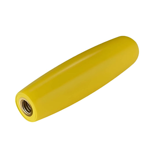 Yellow plastic tap handle
