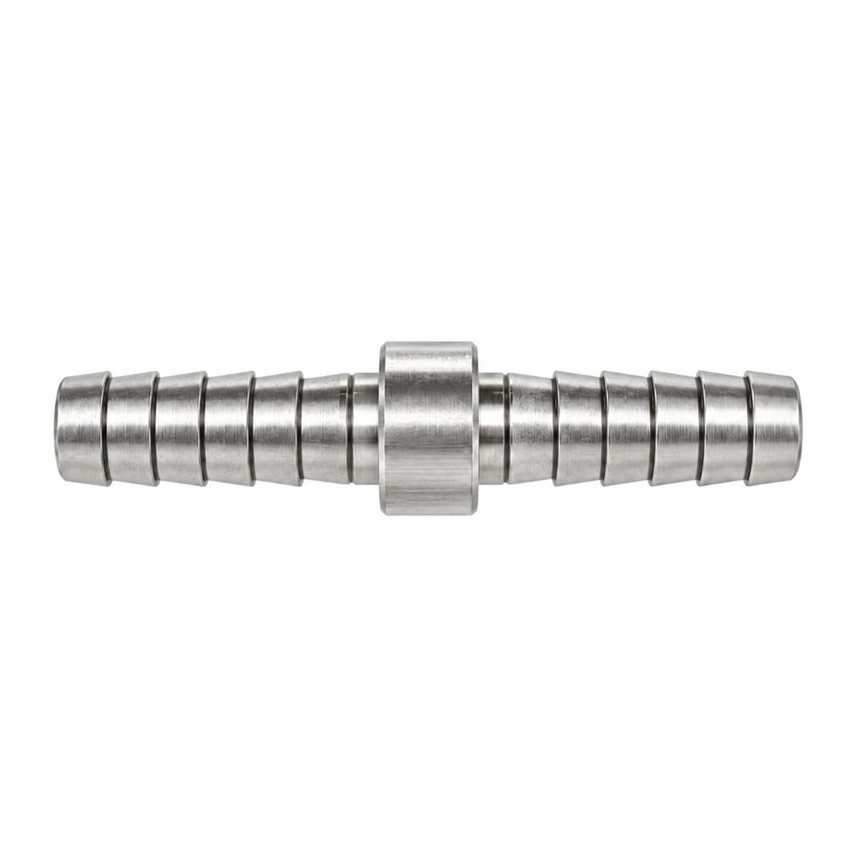 Stainless Steel Equal Barbed Straight Splicer – 1/4″, 3/8″ and 1/2″