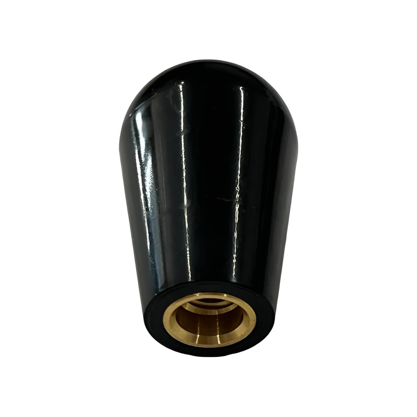 Black plastic handle for compensator tap