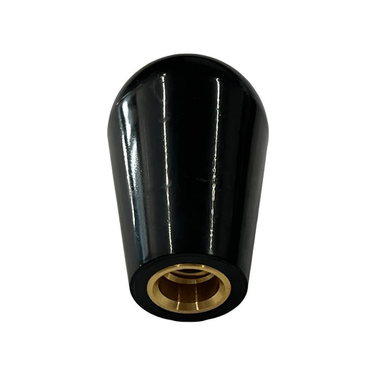 Black plastic handle for compensator tap