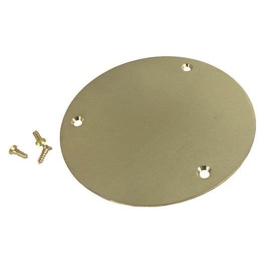 Disc Plate complete with Screws Brass