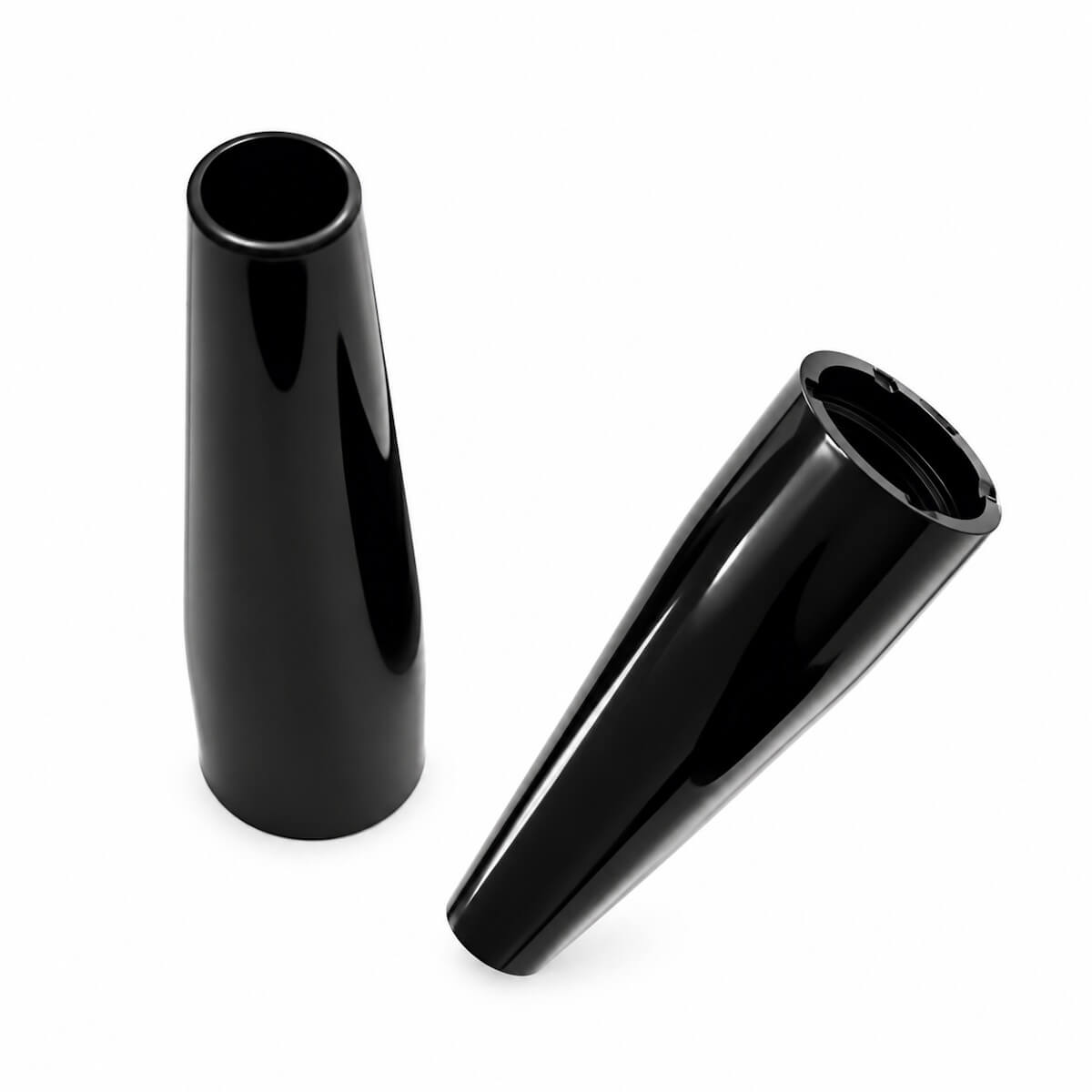 Black Plastic Beer Tap Nozzle – 9/16" Thread, 55mm