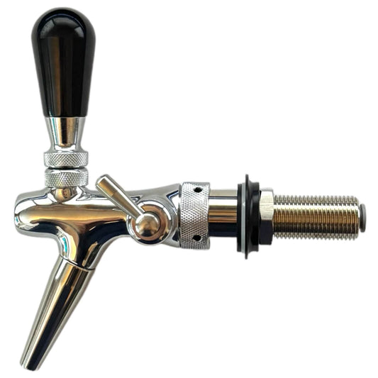 Chrome compensator beer tap with creamer nozzle | Drin-KIT - Drin-Kit