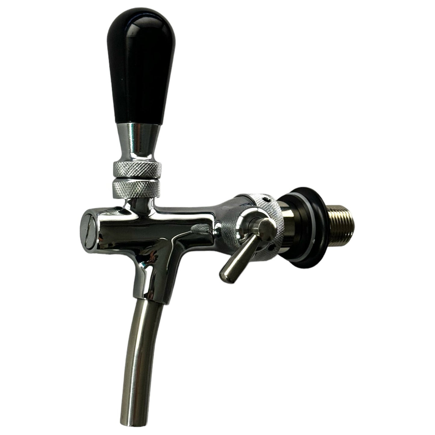 Chrome compensator beer tap | 35mm Drin-KIT