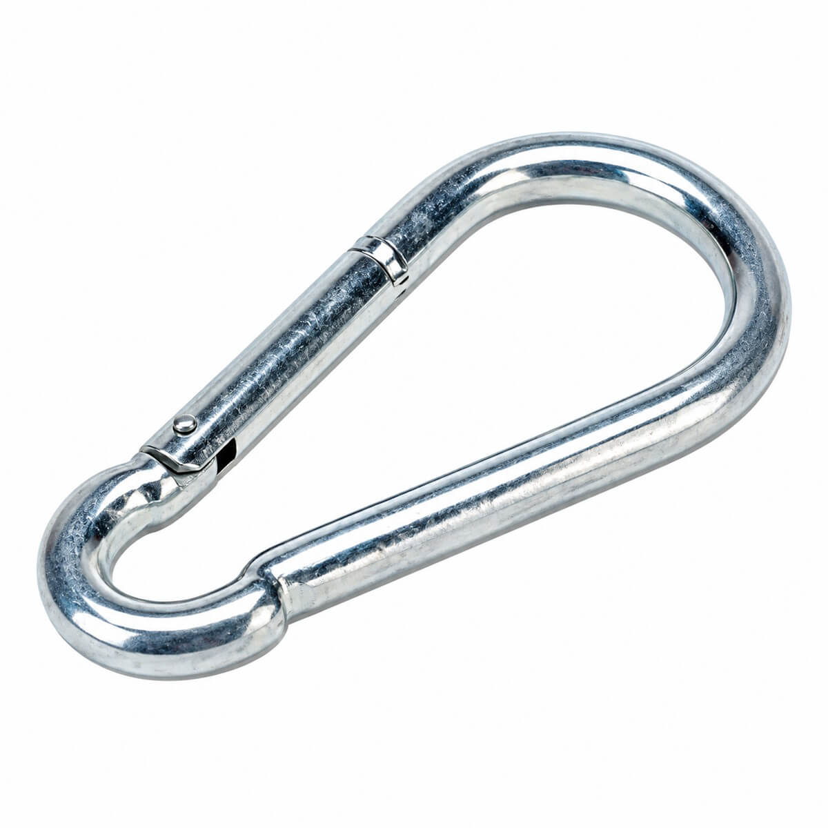 Galvanised Steel Snap Hook – Closed Spring Clip for Chain & Rope