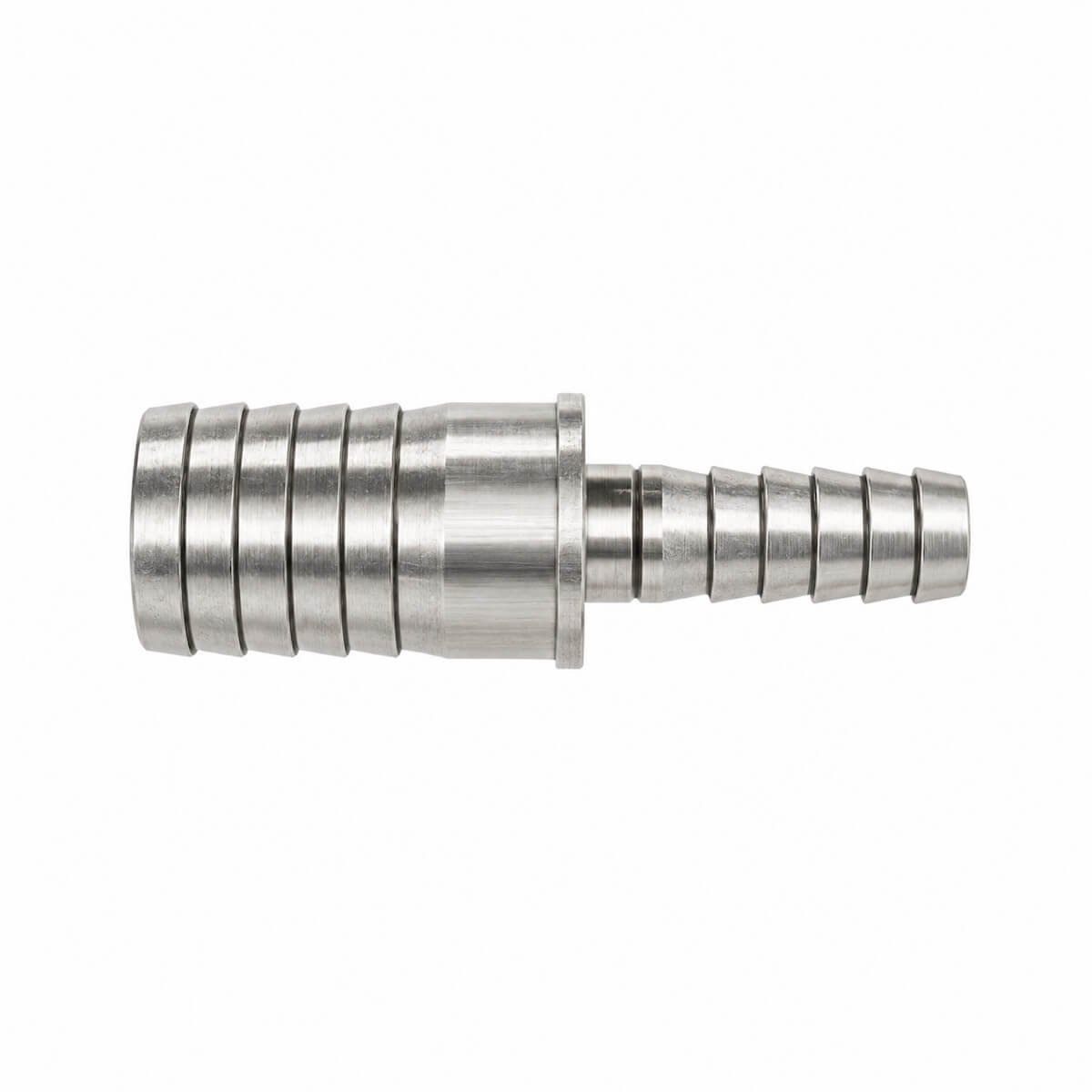 Stainless Steel Reducing Barbed Straight Splicer – Three Size Options