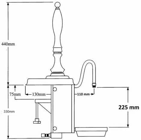 Aston Hand Pull - 1/4pt Cylinder