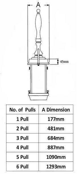 Aston Hand Pull - 1/4pt Cylinder